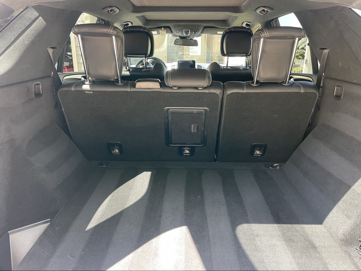 Clean, detailed car interior